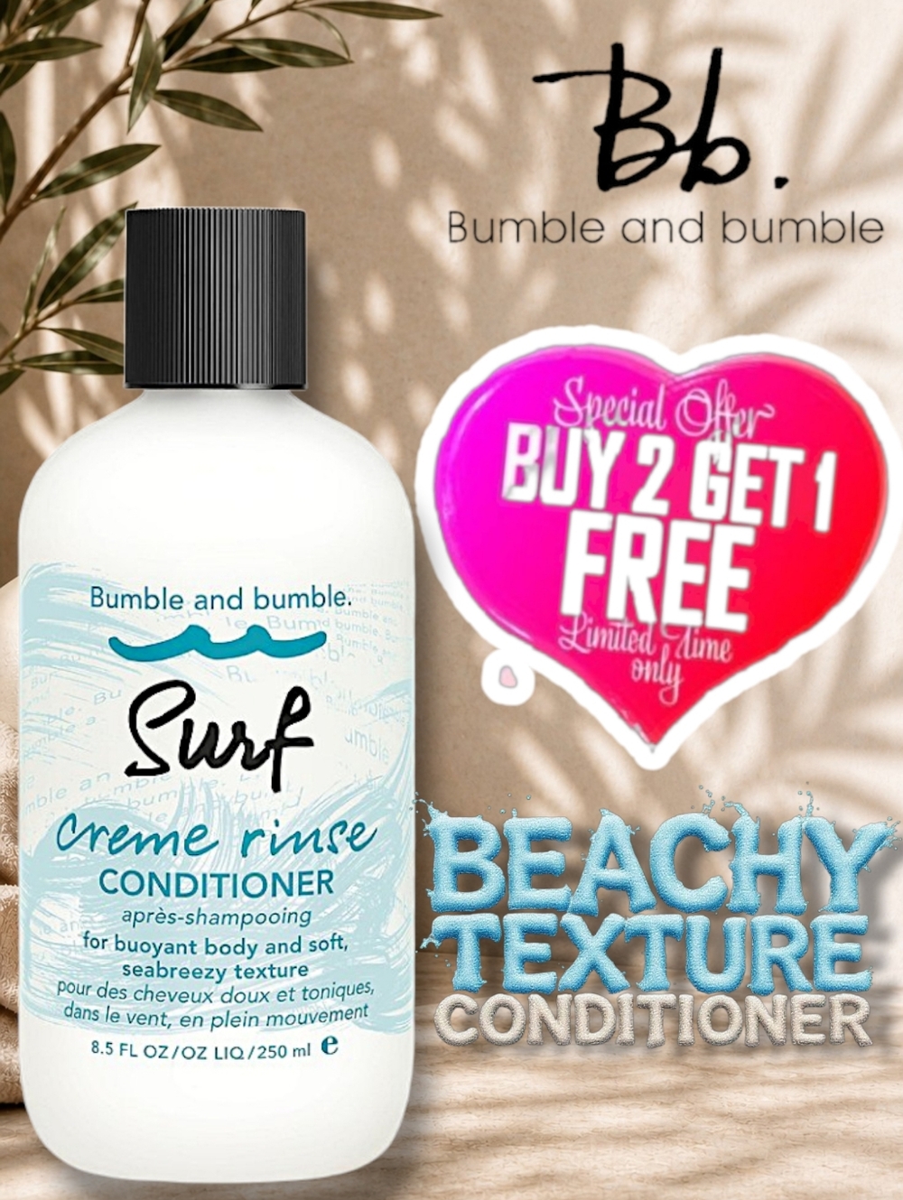 Bumble & Bumble Surf Detangling Beachy Waves Conditioner